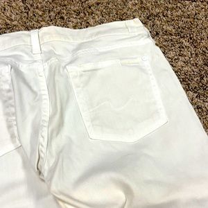 7 for All Mankind - white jeans.